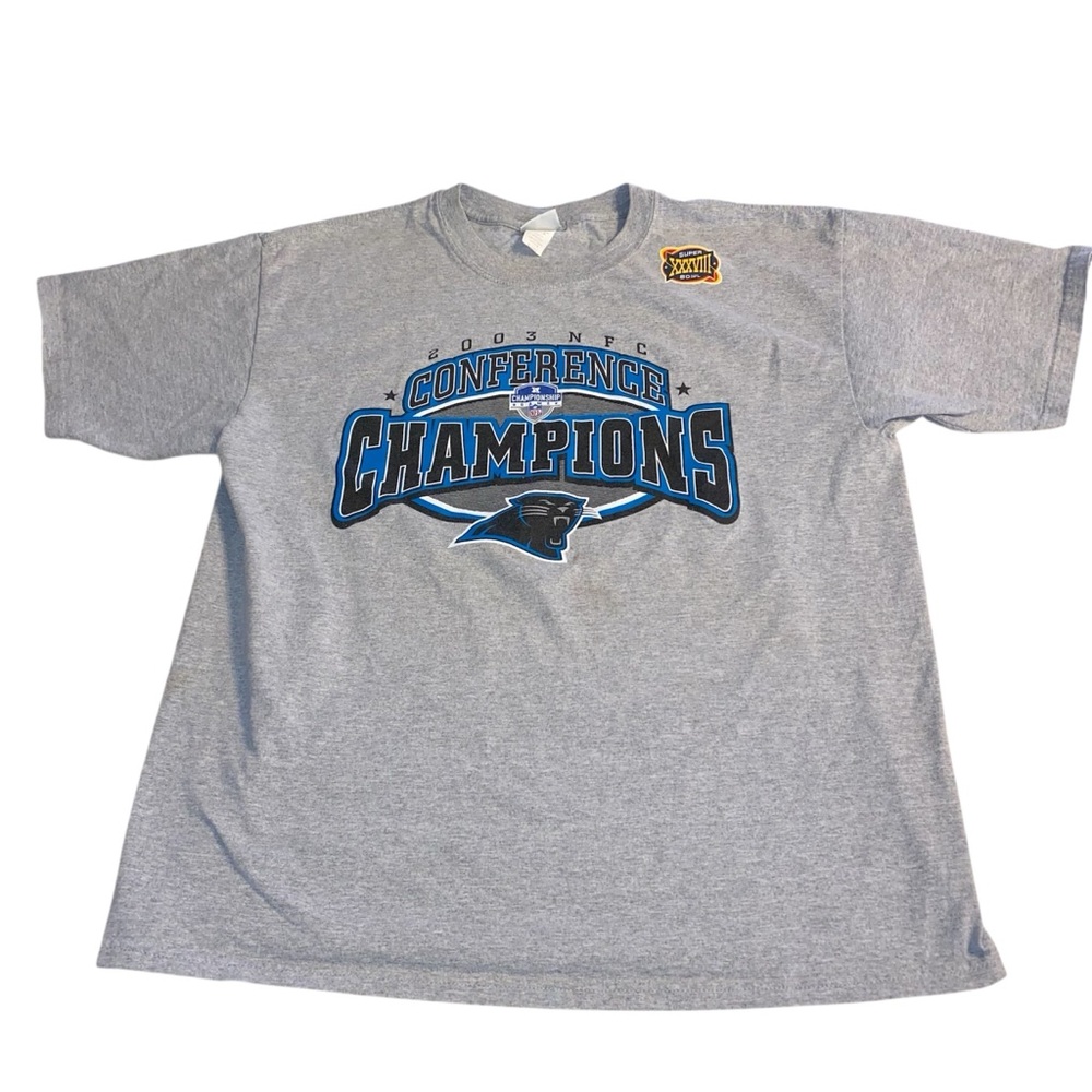 Vintage Lee Sport 2003 NFC Conference Champion Panthers Shirt XL Extra Large